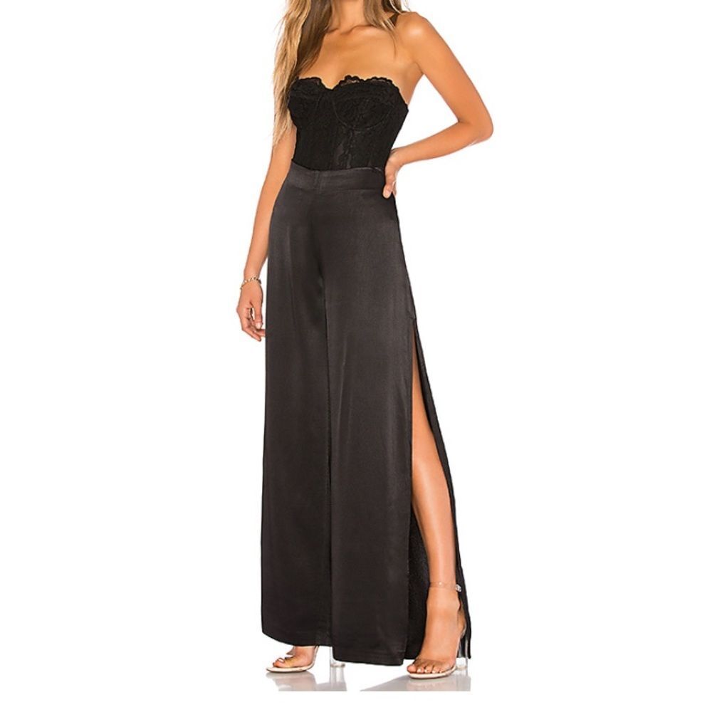Bardot Black Split Pants